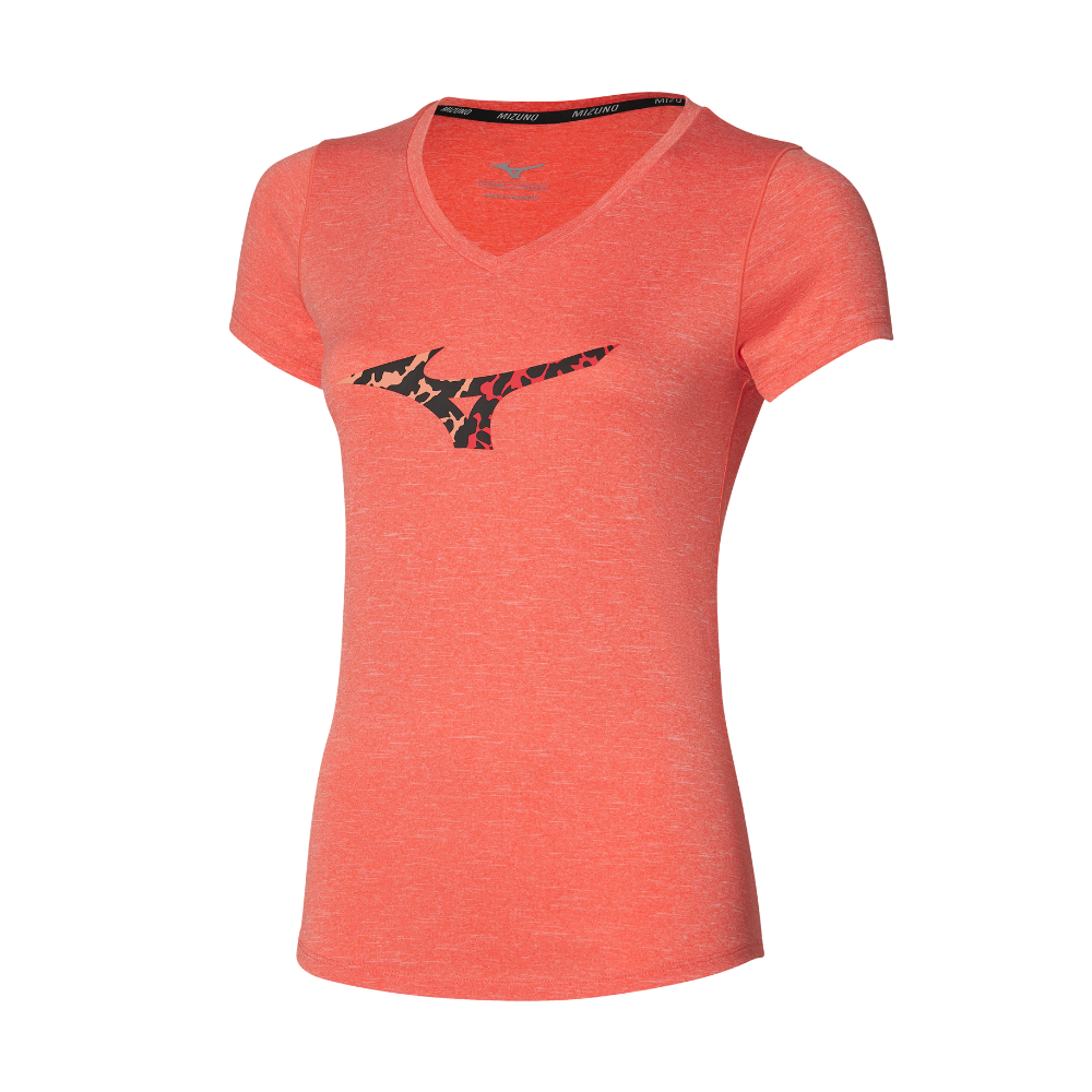 IMPULSE CORE RB TEE WOMEN Living Coral